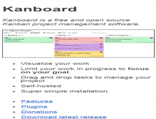 Tablet Screenshot of kanboard.org